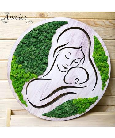 AMEICE Green Reindeer Moss: Natural Preserved Decor for Gardens, Terrariums & Crafts - Buy Online on GoSupps.com