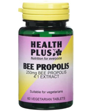 Health Plus Bee Propolis 1000mg Antioxidant and Energy Supplement - 60 Tablets