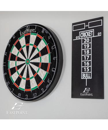 EastPoint Sports Bristle Dartboard and Cabinet Set with Easy Assembly - Complete with Accessories and Scoreboard - Buy Online on GoSupps.com