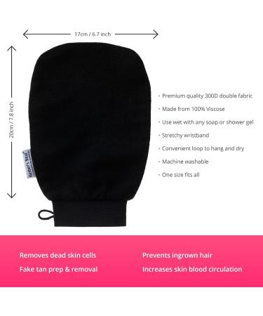 Berber's Treat Kessa Exfoliating Glove - Dead Skin Cells & Ingrown Hair Treatment Mitt - Buy Online on GoSupps.com