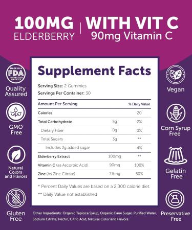 Lunakai Adult Elderberry and Kids Melatonin Gummies Bundle - Immune Support with Zinc and Vitamin C for Adults & Children - Non-GMO Vegan Gluten Free Natural Sleep Gummy - Buy Online on GoSupps.com