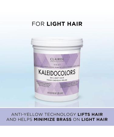 Clairol Professional Kaleidocolors Hair Lightener & Toner, Violet Tub 8 oz - Highlights Toning - Buy Online on GoSupps.com