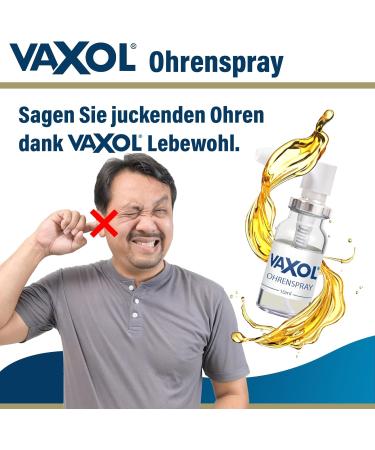 Vaxol Ear Spray - Remove Excess Earwax Relieve Itching & Irritation - All Ages (1+) - 10ml Pump Spray - Buy Online on GoSupps.com