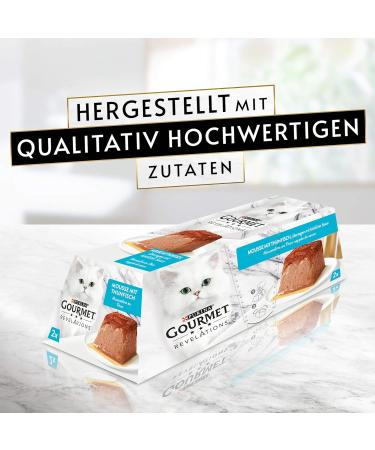 Buy Purina Gourmet Revelations Mousse Cat Food with Tuna 12 Pack (24 Portions) | Premium Wet Cat Food | International Shipping - Buy Online on GoSupps.com