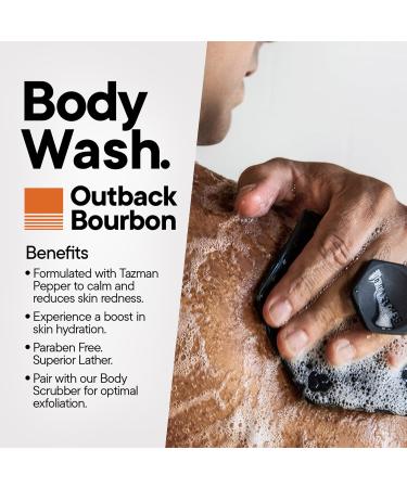 Tooletries Superior Lather Men's Body Wash - Outback Bourbon Scent | Moisturizing Shower Gel with Tazman Pepper | Paraben Free | 500ml Reusable Bottle - International Shipping Available - Buy Online on GoSupps.com