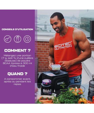  Scitec Nutrition Scitec Nutrition BCAA Xpress sugar-free gluten-free and lactose-free 5g of pure BCAAs muscle recovery and growth ratio of - Buy Online on GoSupps.com