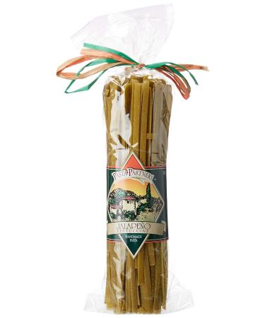 Pasta Partners Handmade Jalapeno Fettuccine Pasta, 12 Ounce - Cooks in 3-4 Minutes