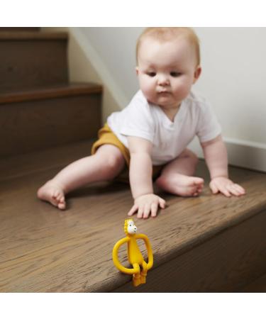 Matchstick Monkey Antimicrobial Silicone Teether | Easy-to-Grip BPA Free 11cm | Ludo Lion Design | 3 Months+ | Gel Applicator | Animal Teether - Buy Online on GoSupps.com