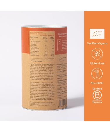 Your Super Plant Protein Powder - Organic Vegetable Protein for Muscle Growth (400g) | Rice & Pea Protein + Banana Lucuma & Maca Root (26 Portions) - Buy Online on GoSupps.com