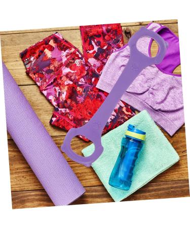 Yoga Tension Belt & Resistance Bands Set - Home Gym Workout Equipment for Flexibility & Strength Training - TPE Purple - Buy Online on GoSupps.com