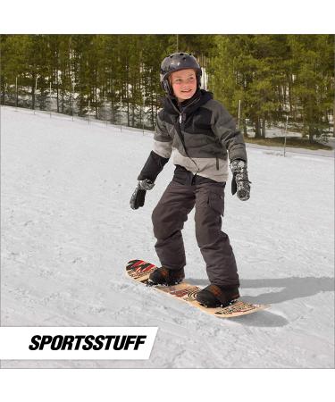 Sportsstuff Snow Ryder Hardwood Snowboard with Velcro Bindings - 110cm - Buy Online on GoSupps.com