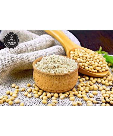 Naturevibe Botanicals Organic SOYA Flour 1kg | Source of Protein and Iron - Buy Online on GoSupps.com