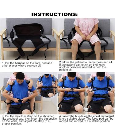 Elderly Wheelchair Transfer Sling Transfer Sling Gait Belt Patient Lift Transferring Turning Handicap Bariatric Patient Patient Care Safety Mobility Aids Equipment Patient's Aids L Large - Buy Online on GoSupps.com