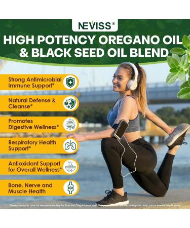 Oregano Oil with Black Seed Oil Filled Gummies 12 IN 1 Oil Of Oregano Supplement for Immune & Digestive w/ High Carvacrol & Thymoquinone Olive Leaf Aceite de Or gano C psulas Replacement 60 Counts - Buy Online on GoSupps.com