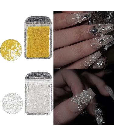 Nail Art Beads Nail Art Metal Nail Beads For Nail Art DIY Craft Silver Nail Art Steel Beads Nail Caviar Beads Nail Art Steel - Buy Online on GoSupps.com