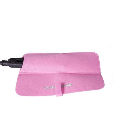 Extreme Heat Protection Safety Mat with Storage Pouch for GHD Hair Straighteners and Tongs etc (Pink) - Buy Online on GoSupps.com