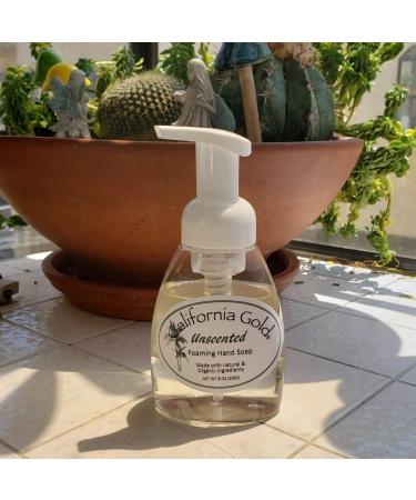 California Gold Artisan Unscented Foaming Hand Soap - 8oz Bottle | Premium International Shipping - Buy Online on GoSupps.com