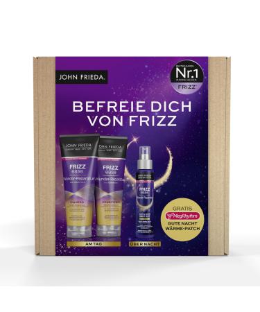 Kao Germany John Frieda Wunder Repair Value Set Contents shampoo 250 ml + conditioner 250 ml + Night Wunder moisture spray 100 ml For unruly frizzy hair Frizz Ease Series