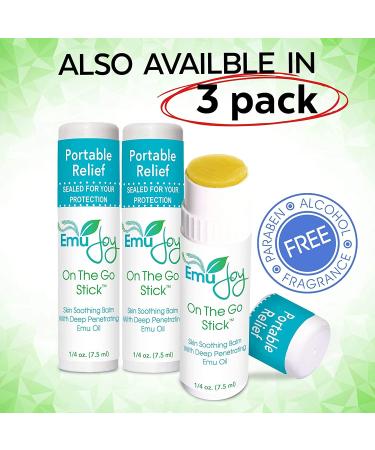 On The Go Handy First Aid Stick | Bug Bite Relief for Bees, Wasps, Spiders, Mosquitoes | Soothes Chapped Skin, Scratches, Burns | 0.25 Ounce Stick (Pack of 1) - Buy Online on GoSupps.com