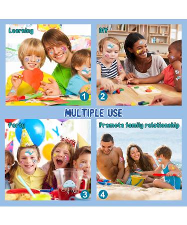 200 PCS Ocean Theme Temporary Tattoos for Kids - Mermaid, Shark, Tropical Fish, Whale - Perfect for Beach Pool Party Supplies - Buy Online on GoSupps.com