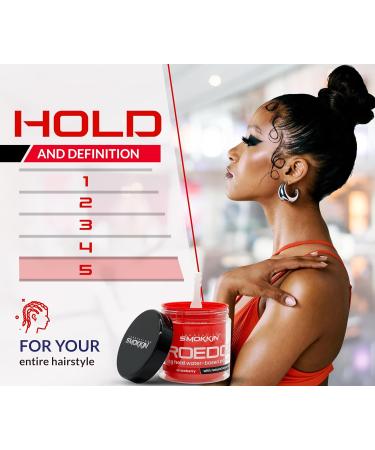 Pro Edge Hair Styling Gel - Alcohol-Free Water-Based Pomade for Stylish Hair - Strong Hold Strawberry Scent (16 Fl oz - Buy Online on GoSupps.com