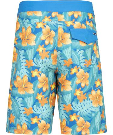 Hurley Boys Hrlb Cabana Boardshorts - 16 Years | Neptune Blue - International Shipping - Buy Online on GoSupps.com