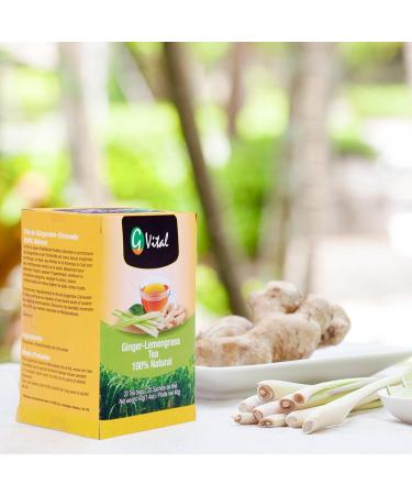 Natural Organic Lemongrass Tea Variety Pack - Lemongrass Lemongrass-Ginger and Lemongrass-Hibiscus Blends non-GMO caffeine free great hot and iced go vital - Buy Online on GoSupps.com