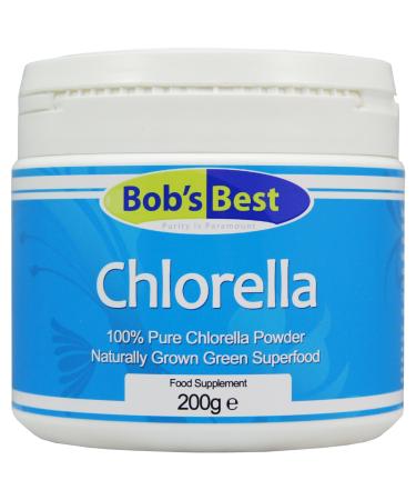 Chlorella Powder 100% Pure Naturally Grown Green Superfood - 200 Grams