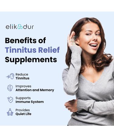 Buy Tinnitus Supplement for Ringing Ears | Herbal Blend & Bioflavonoids | Reduce Ear Tinnitus | 60 Caps - International Shipping - Buy Online on GoSupps.com