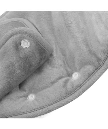 Merode Neck-Shouldered Heater - Electric Heating Scarf for Neck Pain Relief | Silver Gray EU 220V | Comfortable Home Use - Buy Online on GoSupps.com