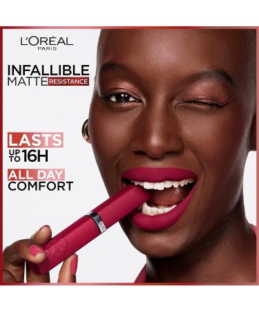 L'Oreal Paris Infallible Matte Resistance Liquid Lipstick - True Romance 420 (0.17 Fl Oz) - Buy Online on GoSupps.com
