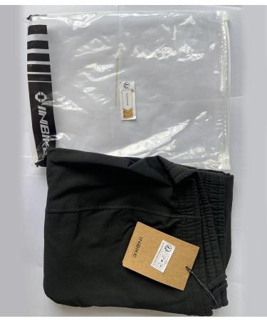 Inbike Running Trousers Compression Pants - Winter Lined Quick-Drying Leggings for Men & Women | LM8621-L Black - Buy Online on GoSupps.com