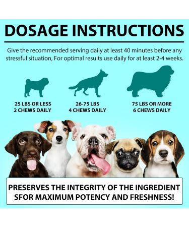 Bieyoc Calming Chews for Dogs - 150 Duck Chews for Anxiety, Barking, Stress Relief & Hyperactivity - Buy Online on GoSupps.com