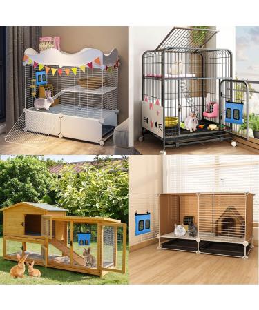 Voarge Rabbit Hay Feeder Bag Hanging Feeder Sack Nylon Hanging Hay Pouch Holder Rack Manger Dispenser Feeding Sack Suitable for Guinea Pigs/Chinchillas/Hamsters/Small Hay-eating Pets (Black) - Buy Online on GoSupps.com