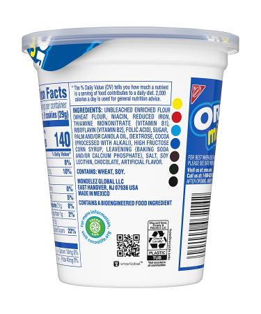 OREO Mini Chocolate Sandwich Cookies Go-Paks - 12 Packs of 3.5 Ounce Mini Chocolate Cookies - Buy Online on GoSupps.com