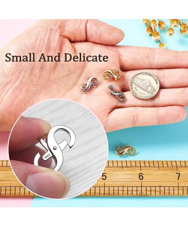 925 Sterling Silver Double Lobster Clasp Shortener Charm | Made in Italy | 11mm x 5mm | Jewelry Making Supplies - Buy Online on GoSupps.com