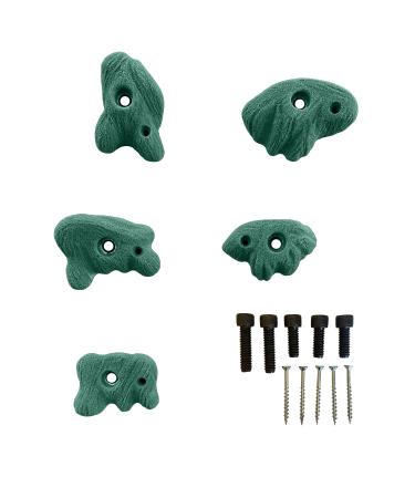 RockHolds Easy to Grab Desert Rock Climbing Hold Set Home Wall Bouldering Gym Holds Green