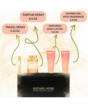 Michael Kors Wonderlust Perfume for Women 4 Piece Gift Set - Buy Online on GoSupps.com