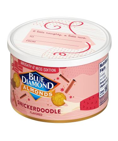 Blue Diamond Almonds Snickerdoodle Holiday Snack Nuts - 6 oz Resealable Can - Buy Online on GoSupps.com