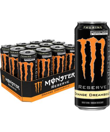 MONSTER ENERGY Reserve Orange Dreamsicle 473mL Cans Pack of 12
