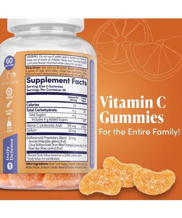 Zand Orange C Gummies - Immune Support with Vitamin C & Acerola for Adults & Kids | 60 Count - Buy Online on GoSupps.com