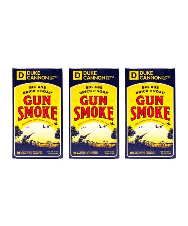 Duke Cannon Supply Co. Big Ass Brick of Soap Bar for Men Gun Smoke (Wood Bourbon & Leather) Multi-Pack - Superior Grade Extra Large Masculine Scents All Skin Types Paraben-Free 10 oz (3 Pack) Gunsmoke 10 Ounce (Pac... - Buy Online on GoSupps.com