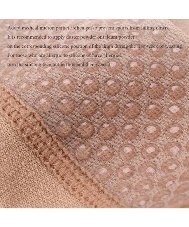 Men's Compression Socks Varicose Socks Medical Support Gradient Compression for Aid Circulation Aching Legs Mild Swelling for Travel Athletes Sports Black XL (Flesh Large) - Buy Online on GoSupps.com
