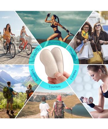 Sibba Heel Grips - 2 Pairs Self-Adhesive Cushion Inserts for Men and Women | Prevent Heel Slipping and Blisters | Nude Color - Buy Online on GoSupps.com