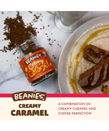 Beanies Creamy Caramel Instant Coffee 50g - Rich and Flavorful Brew - Pack of 1 - Buy Online on GoSupps.com