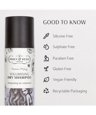 Percy & Reed Session Styling Volumising Dry Shampoo 200ml - London Floral Edition Absorbs Oil Provides Root Volume and Texture - Buy Online on GoSupps.com