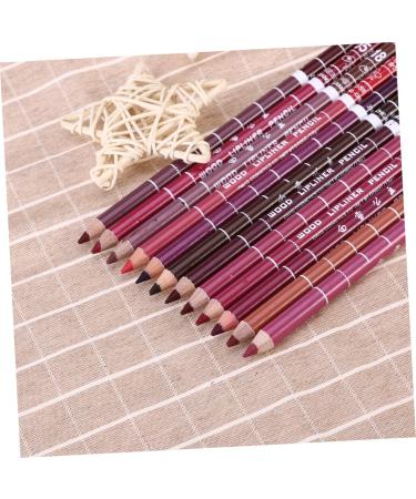  BIUDECO 12 Pieces Lip Pencil Eyebrow Pen Lip Liner Lip Makeup Set Waterproof Eyebrow Pencil Set Pipliner Pencil Set - Buy Online on GoSupps.com