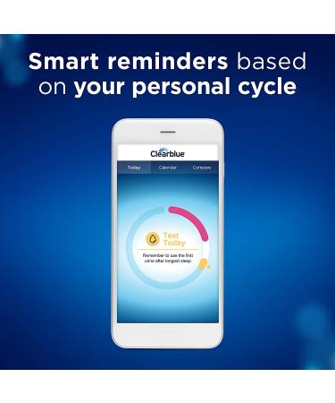 Clearblue Connected Ovulation Test System with Bluetooth Connectivity and Advanced Digital Results - 25 Tests - Buy Online on GoSupps.com
