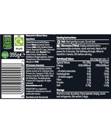 Branston Macaroni Cheese 395g (Pack of 6) - Buy Online on GoSupps.com