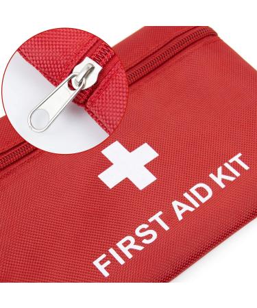 AUEAR 5 Pack Empty Red First Aid Kit Pouch Bag for Travel, Outdoor and Car Emergencies - Buy Online on GoSupps.com